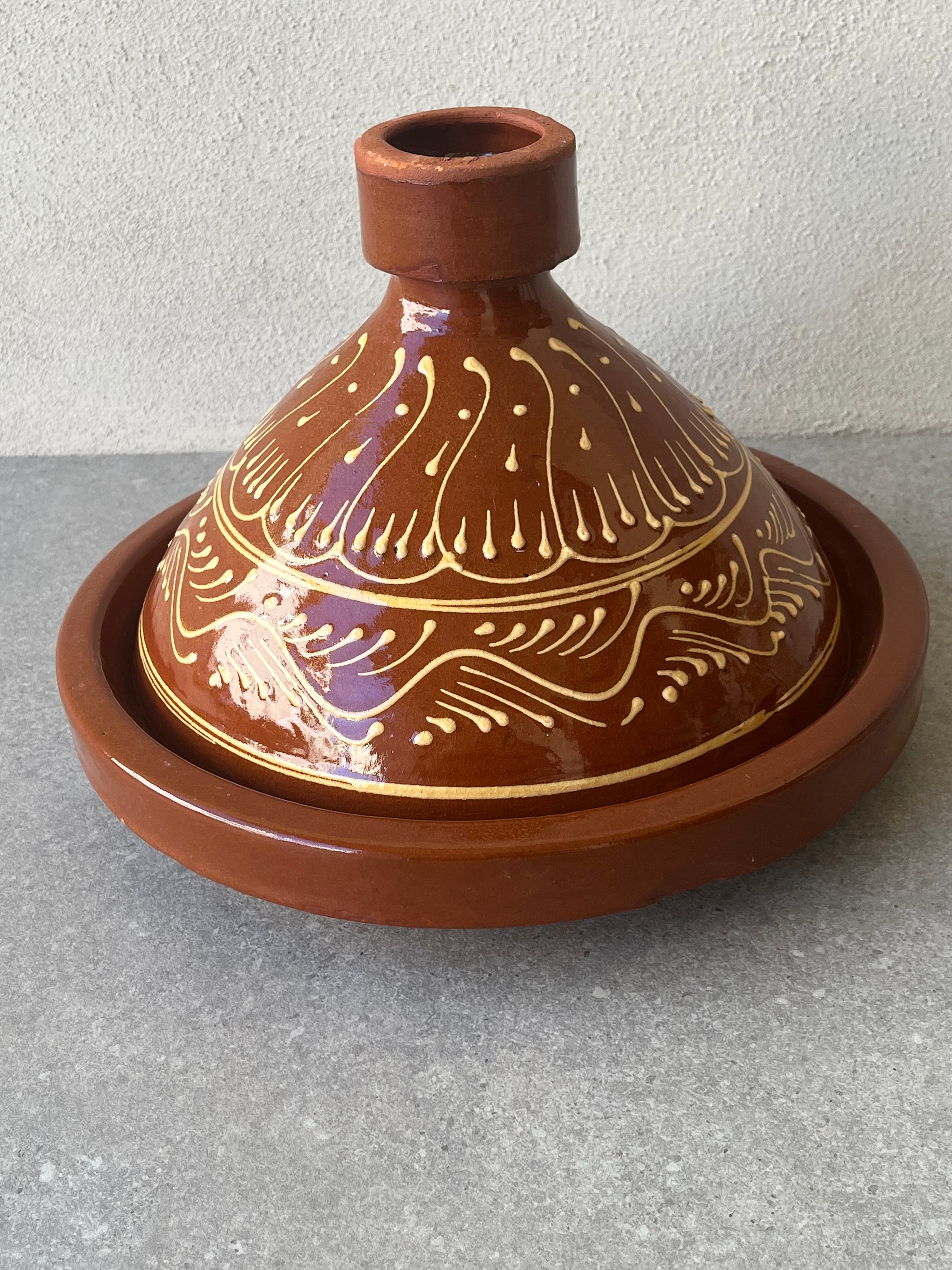 Tajine artigianale - formato medio (+ eBook con 20 ricette, istruzioni e assistenza privata su Telegram)