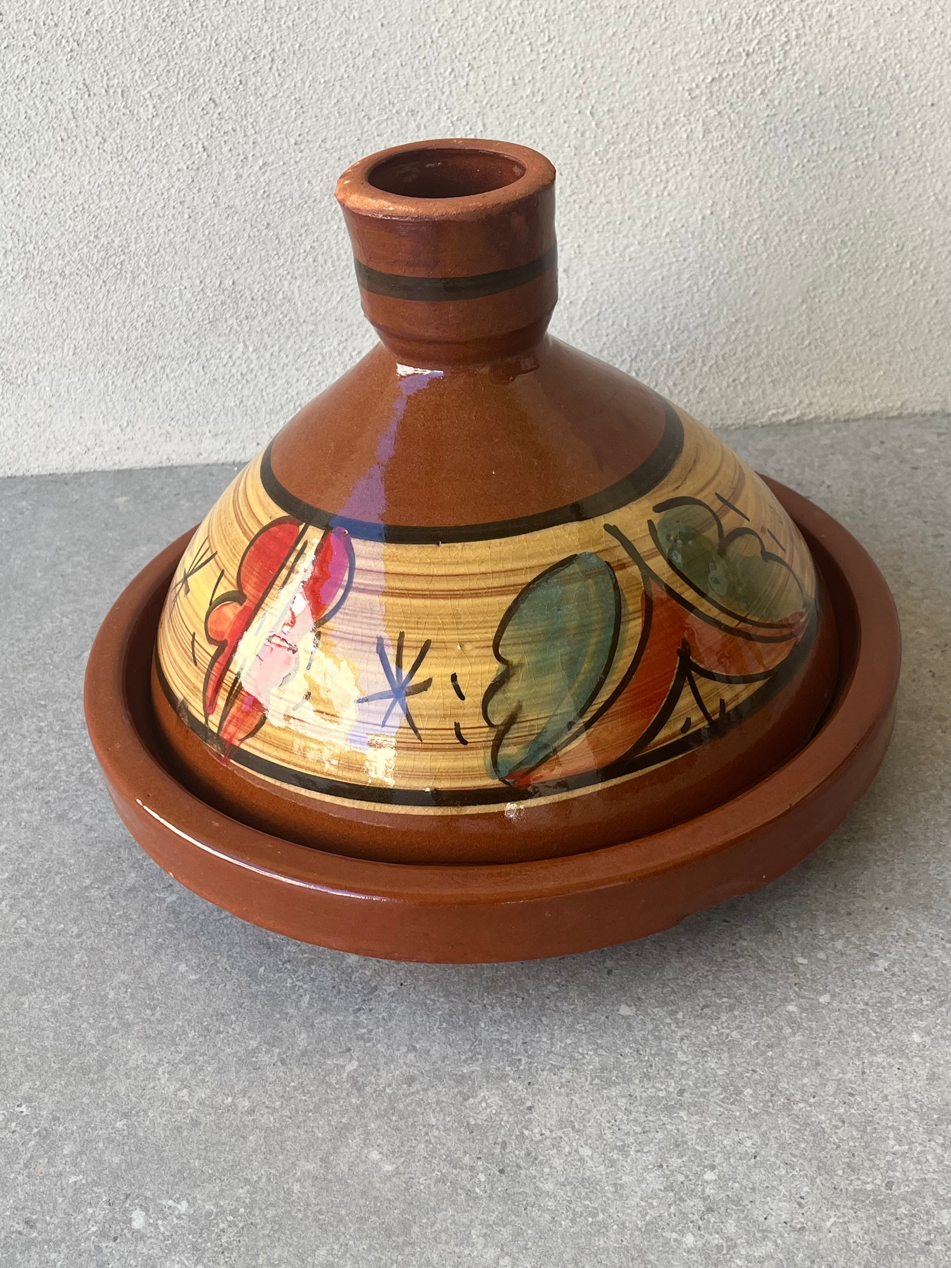 Tajine artigianale - formato medio (+ eBook con 20 ricette, istruzioni e assistenza privata su Telegram)