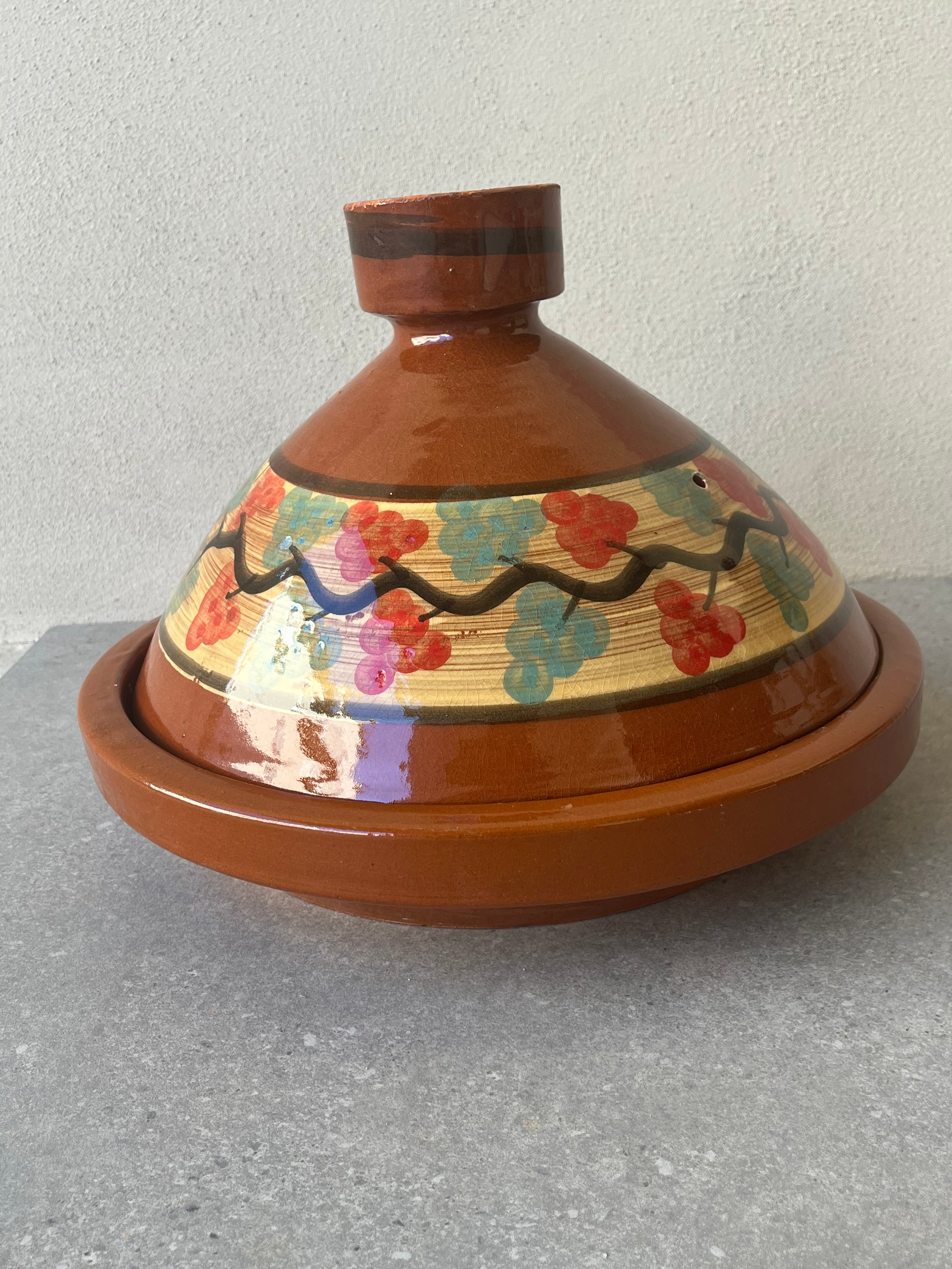 Tajine artigianale - formato GRANDE (+ eBook con 20 ricette, istruzioni e assistenza privata su Telegram)