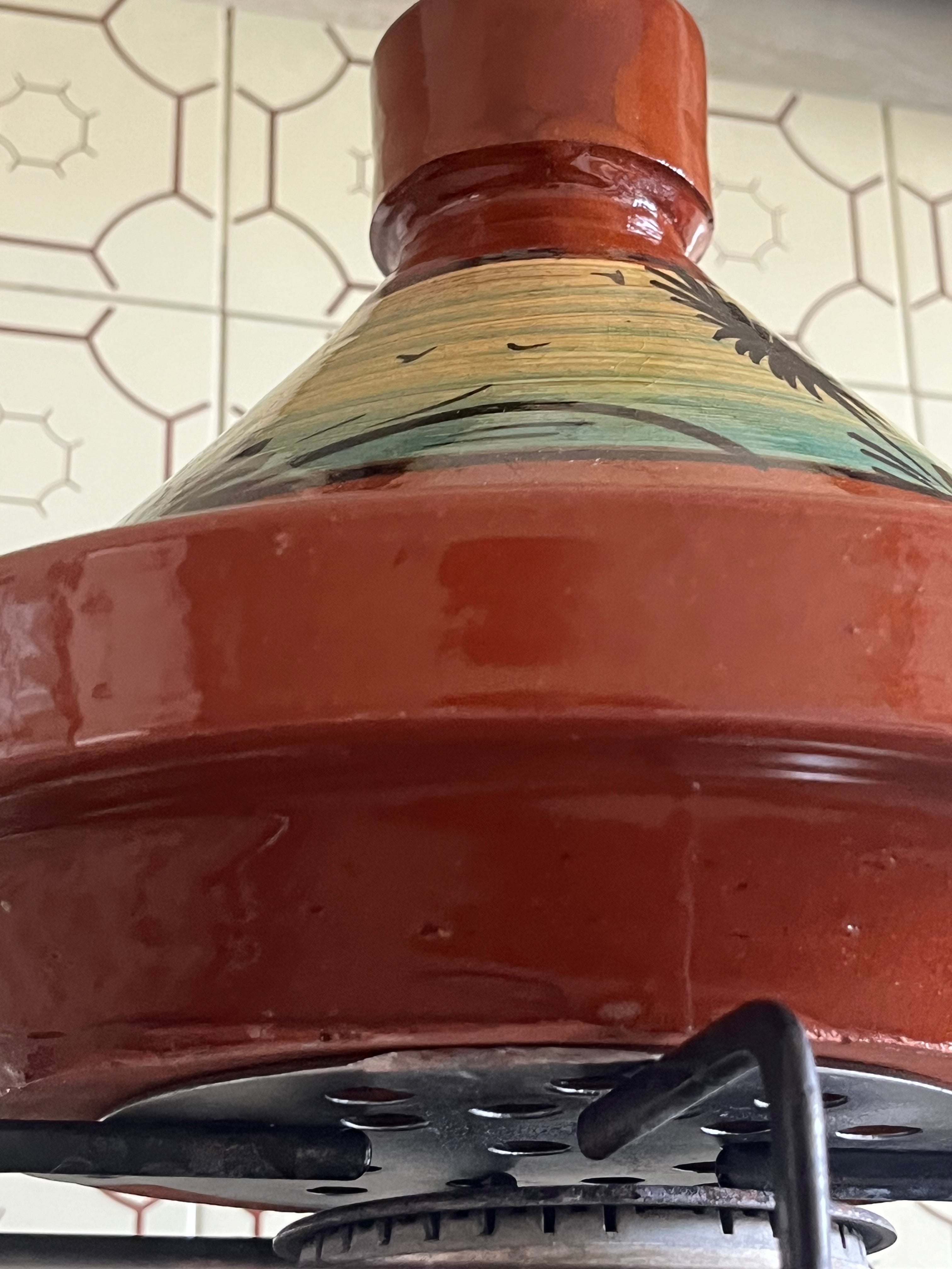 Spargifiamma per tajine in terracotta