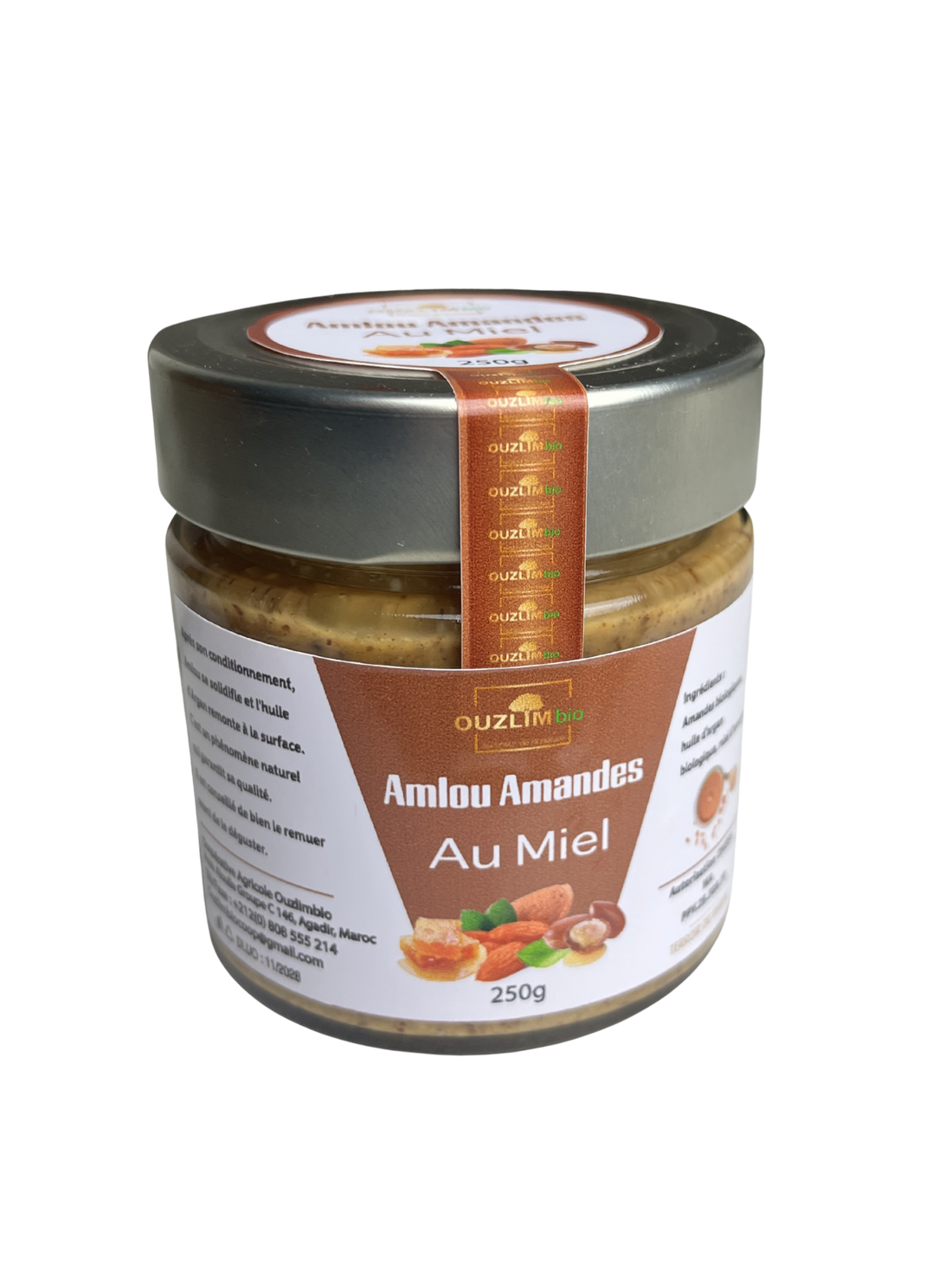 Crema di mandorle AMLOU 250g - Delizia tradizionale dal Marocco con olio di argan