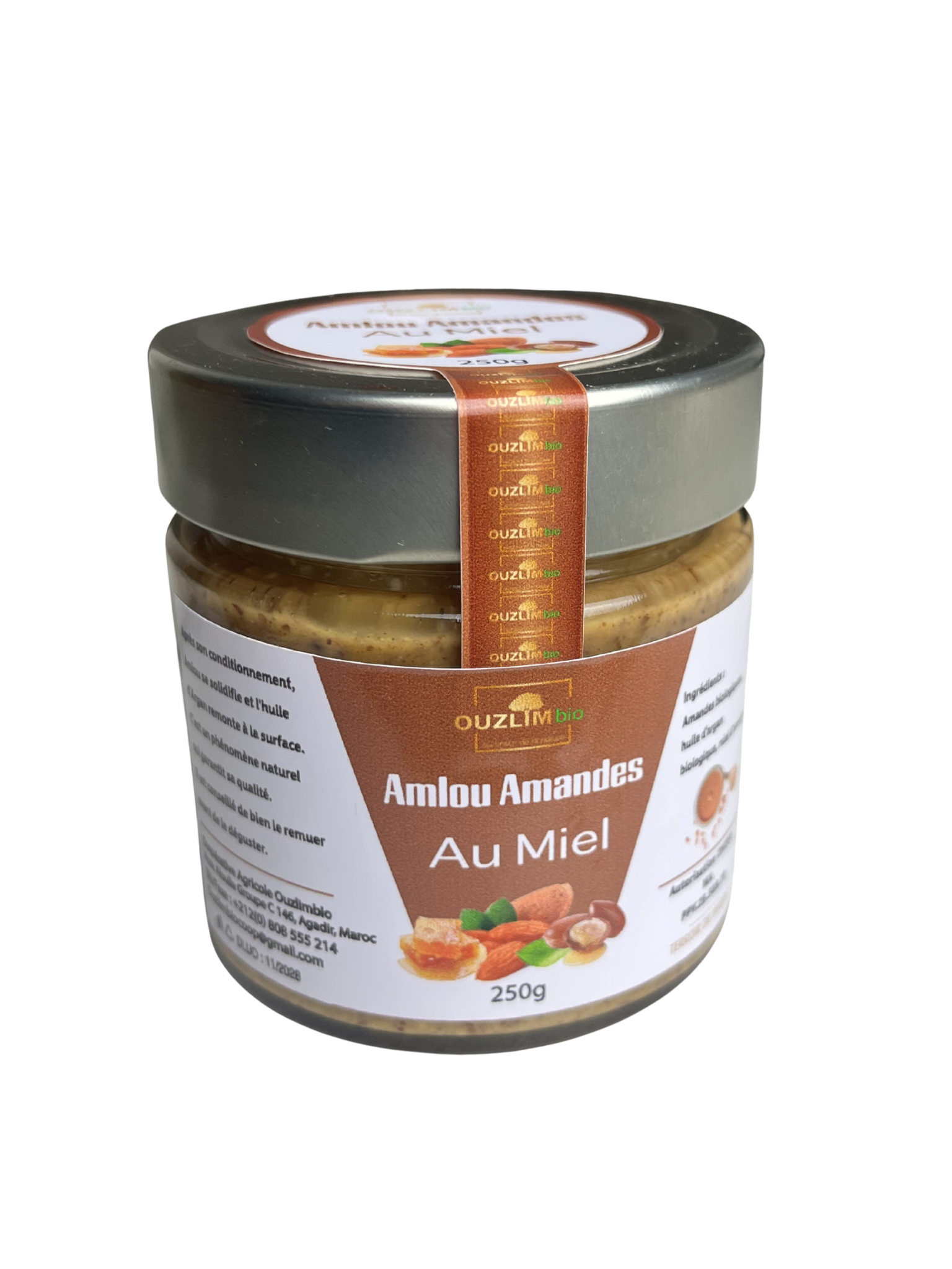 Crema di mandorle AMLOU 250g - Delizia tradizionale dal Marocco con olio di argan