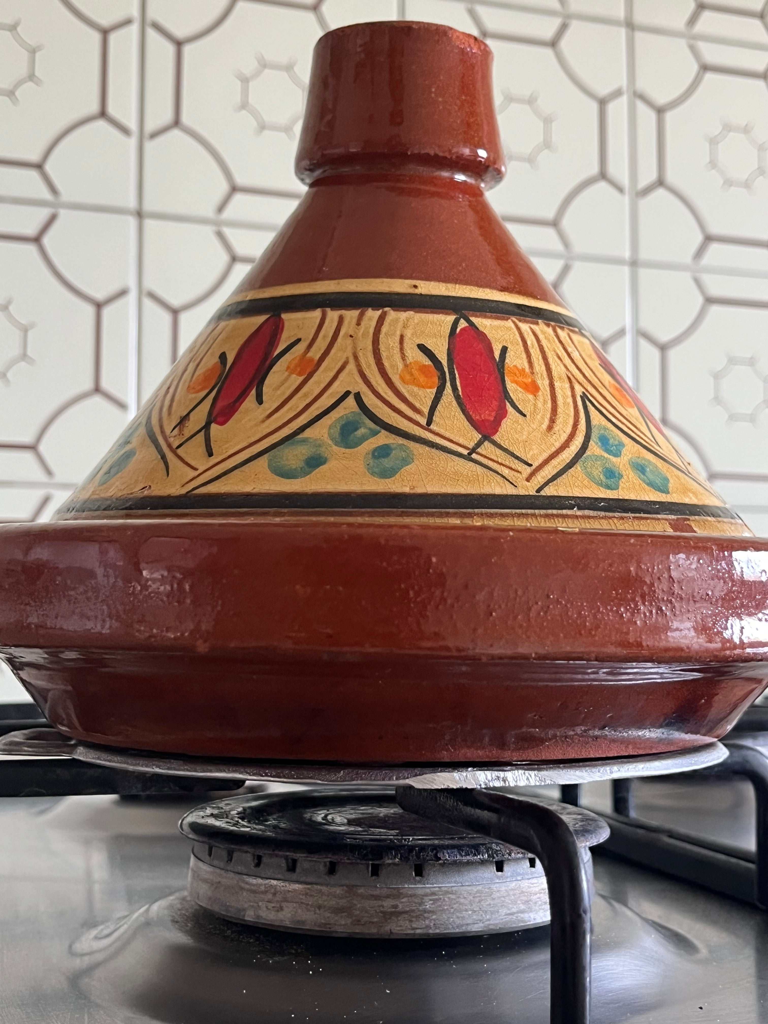 Spargifiamma per tajine in terracotta
