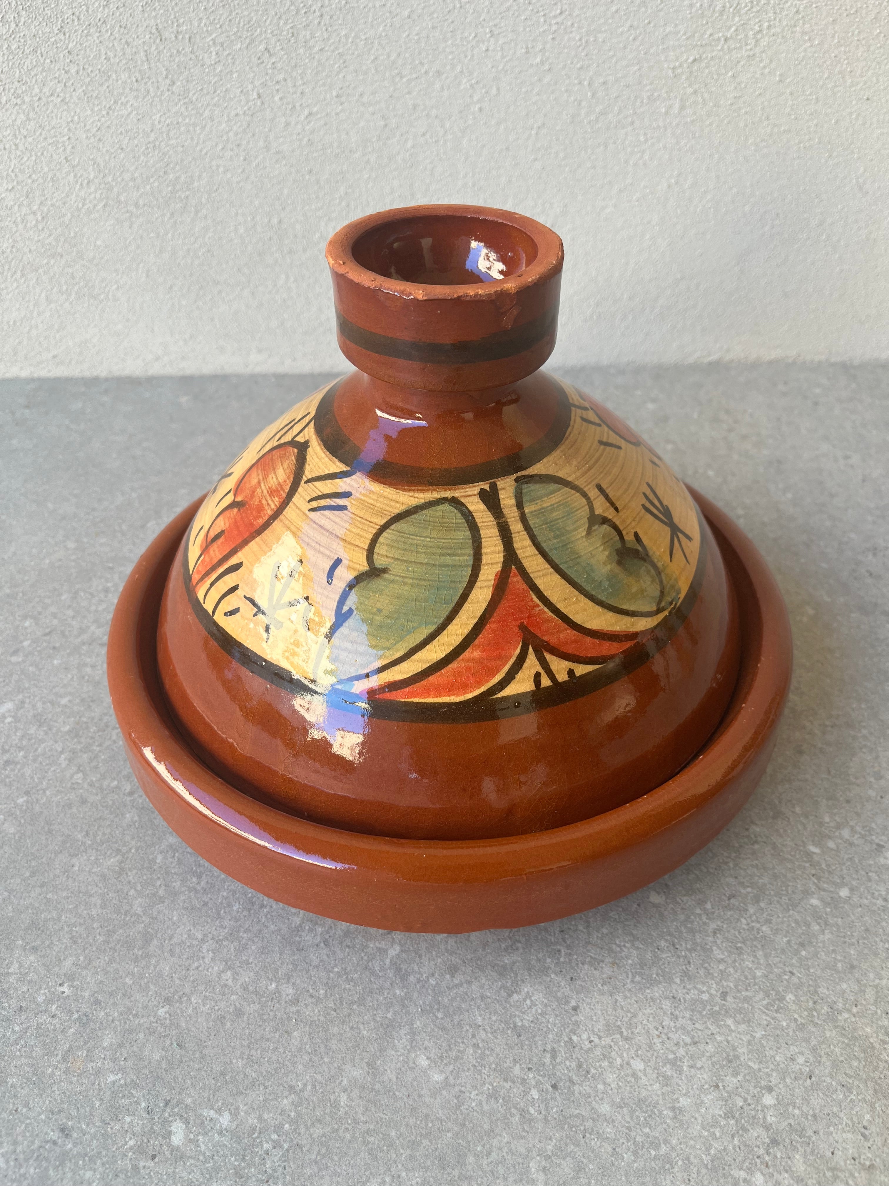 Tajine artigianale - formato piccolo 1-2 persone (+ eBook con 20 ricette, istruzioni e assistenza privata su Telegram)