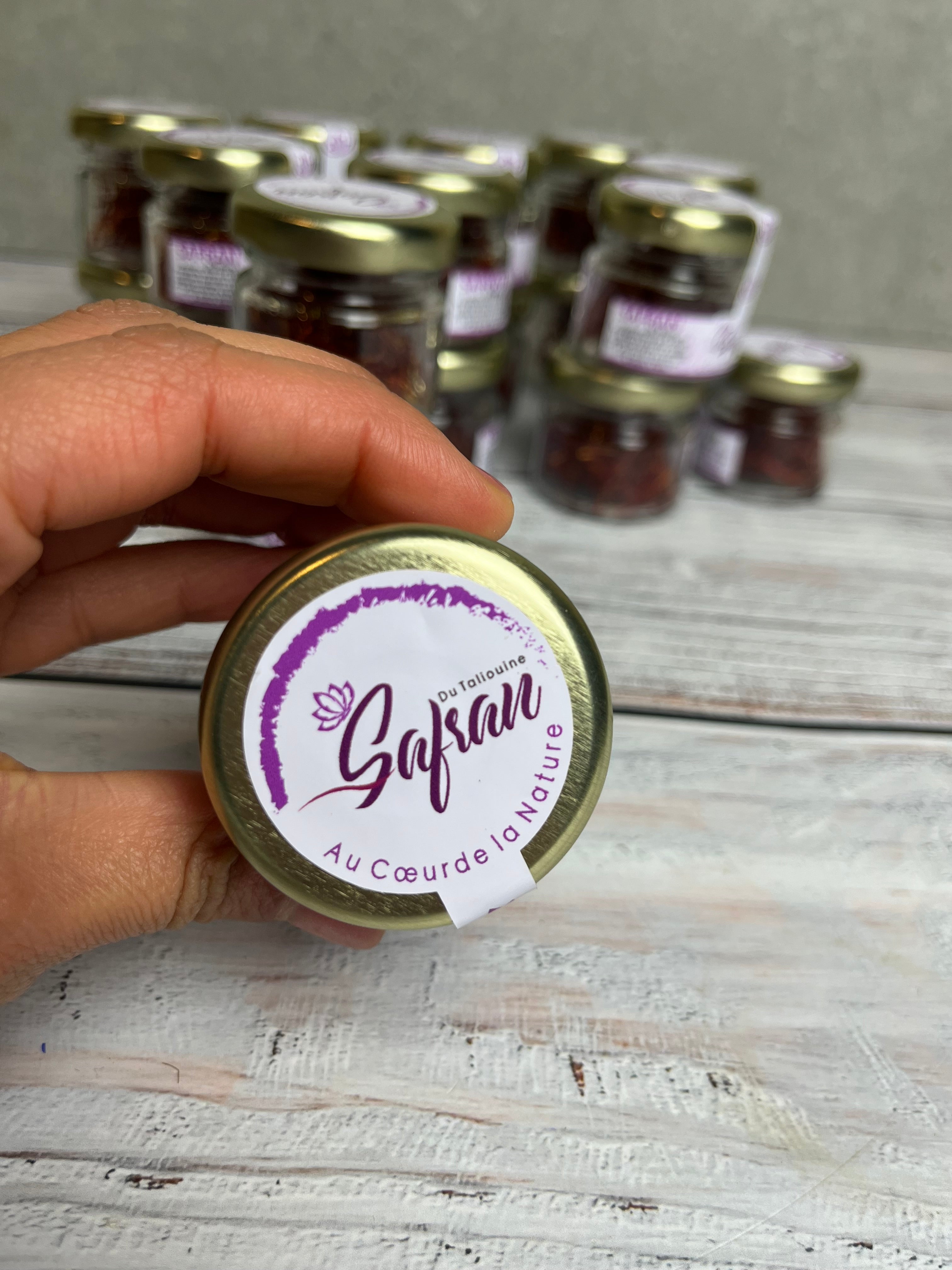 Zafferano Pregiato di Taliouine 1g – Qualità Premium in Barattolo di Vetro