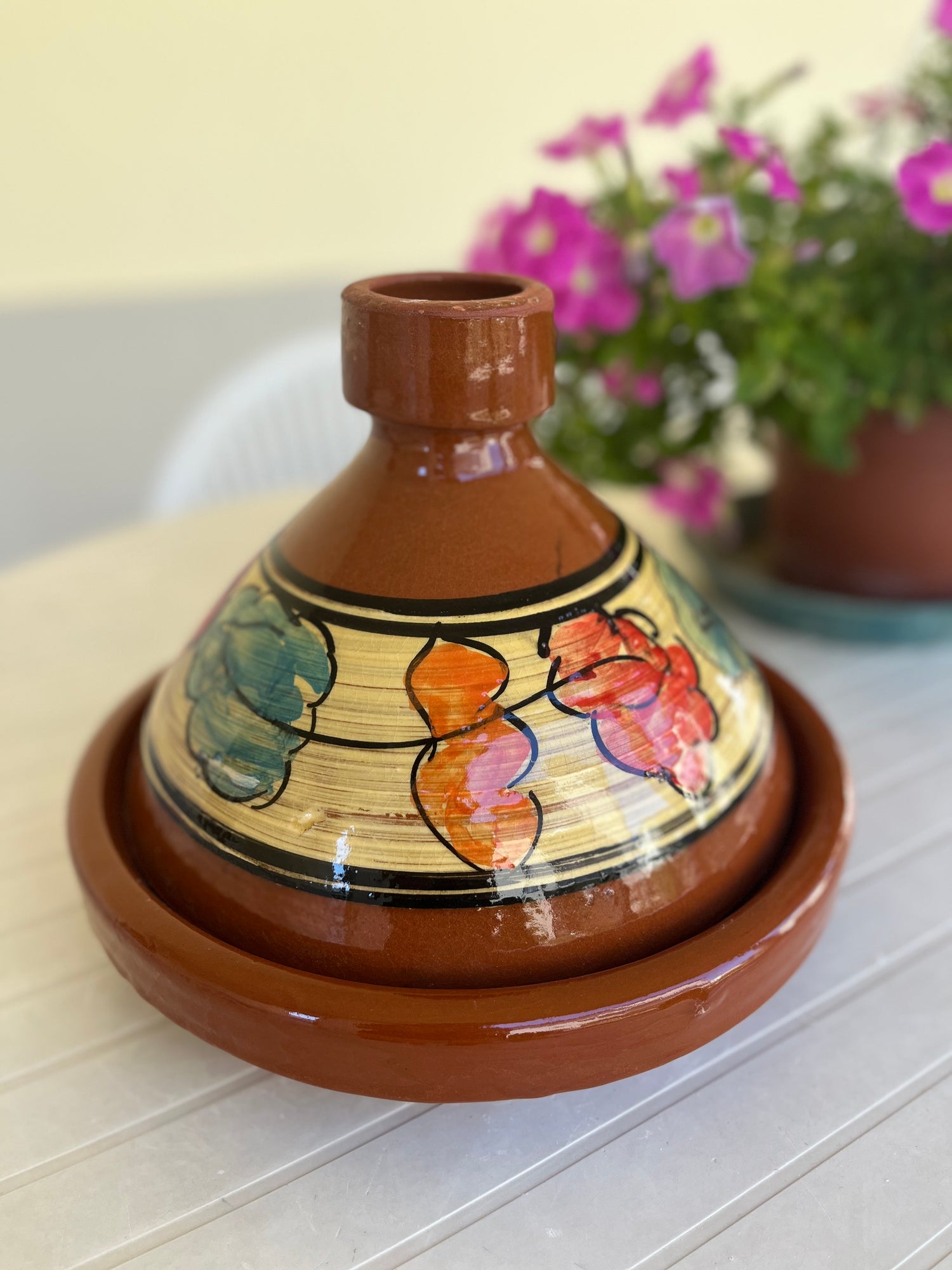 Tajine ARTIGIANALE + eBook con 20 ricette e istruzioni in offerta!