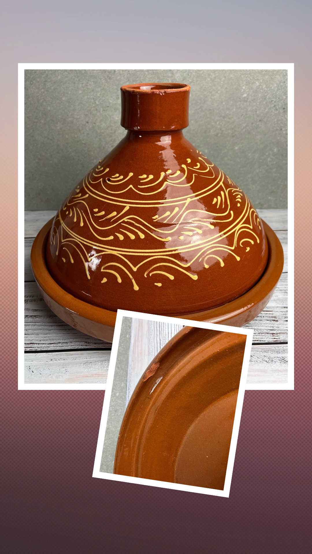 Tajine artigianale grande- SCONTATO con eBook e accesso riservato a Telegram !