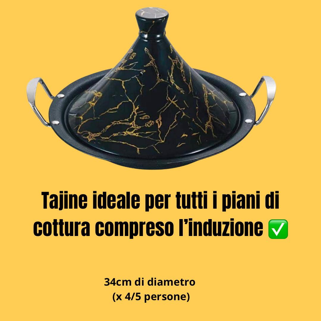 Tajine ARTIGIANALE + eBook con 20 ricette e istruzioni in offerta!