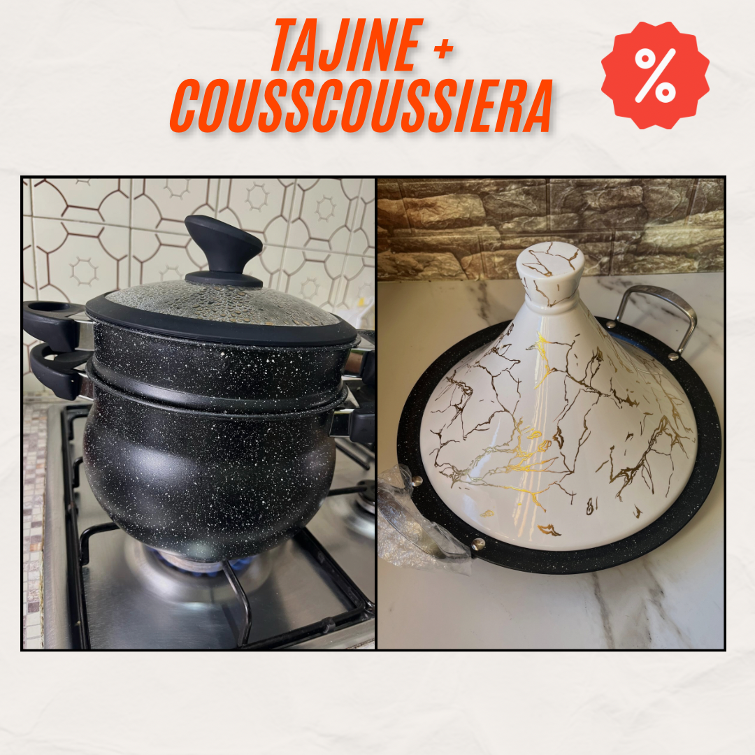 Tajine + couscoussiera scontati! eBook e assistenza privata in omaggio 🎁