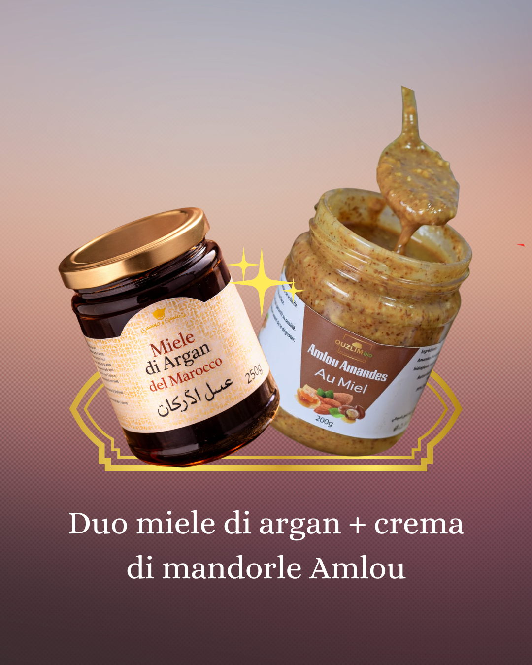 Duo Miele di Argan &amp; Amlou- Grand Sweet Box