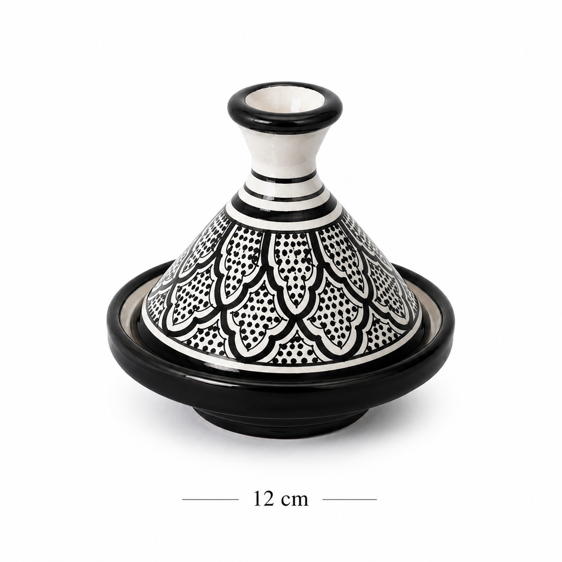 Mini tajine artigianale dipinto a mano in Marocco