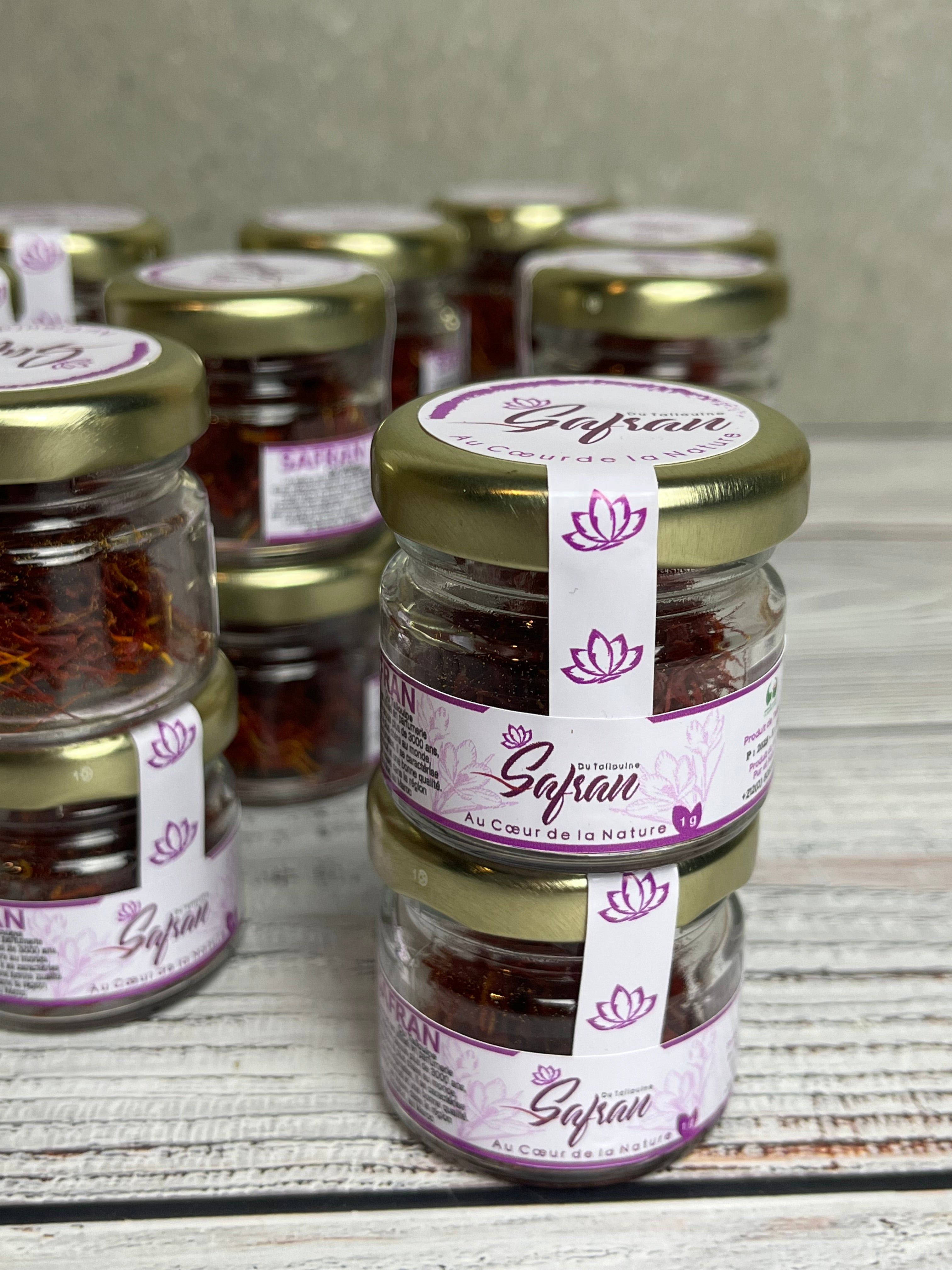 Zafferano Pregiato di Taliouine 1g – Qualità Premium in Barattolo di Vetro