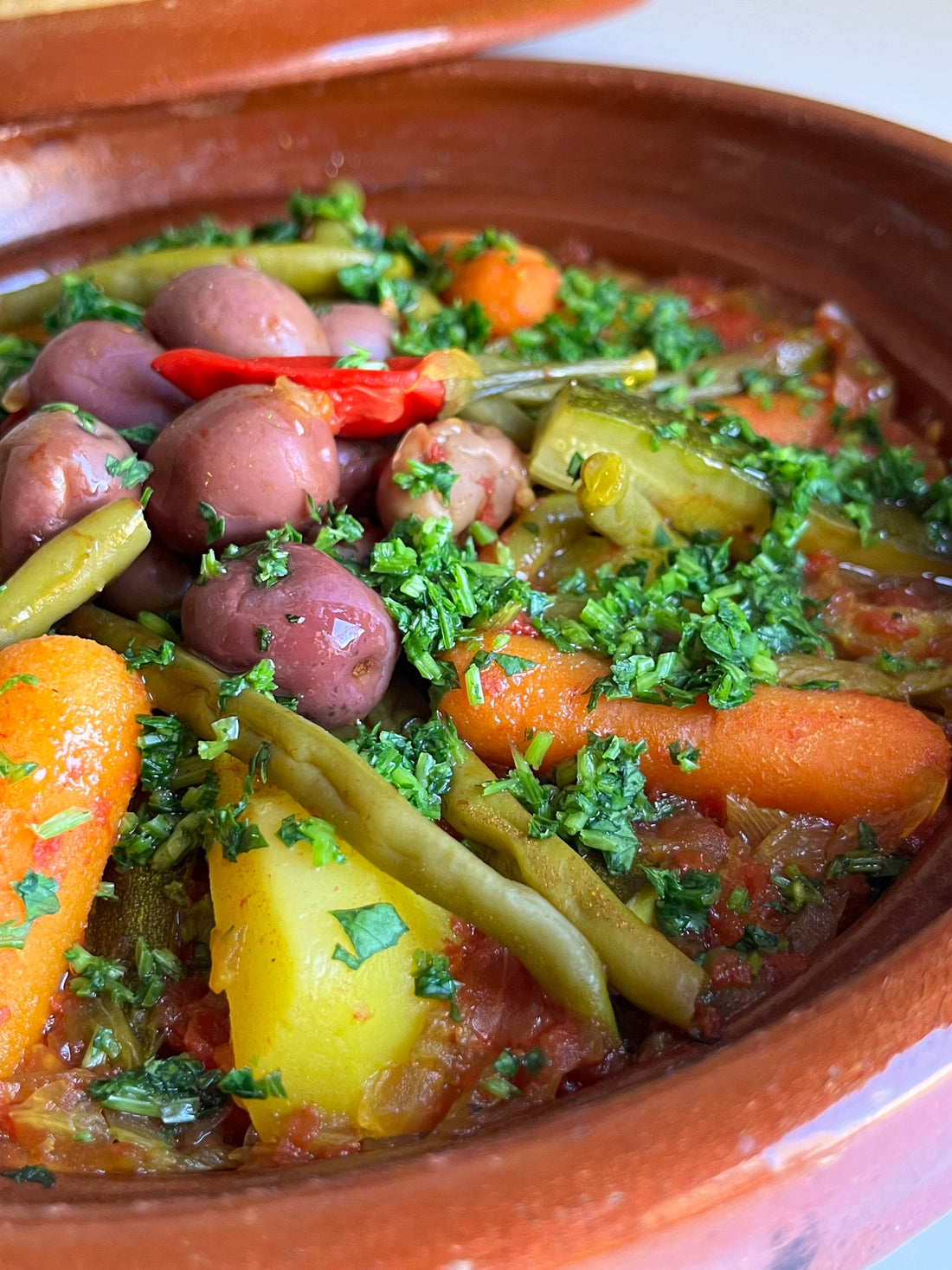 Tajine artigianale - formato medio (+ eBook con 20 ricette, istruzioni e assistenza privata su Telegram)