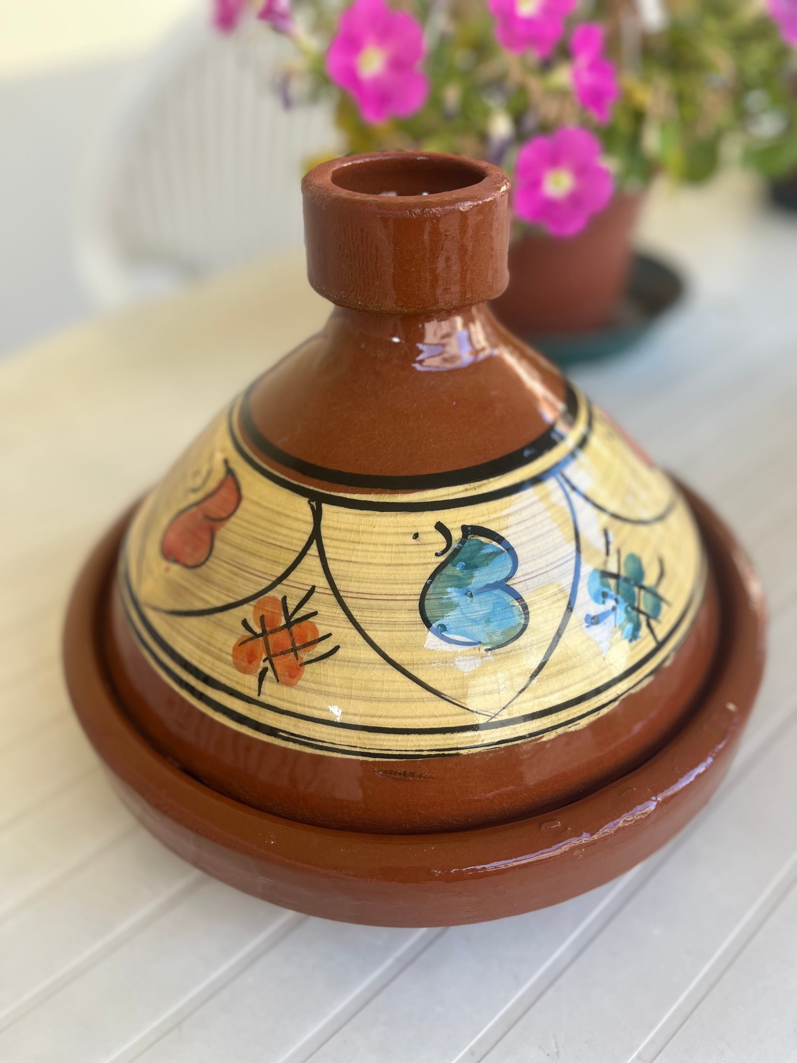 Tajine ARTIGIANALE + eBook con 20 ricette e istruzioni in offerta!