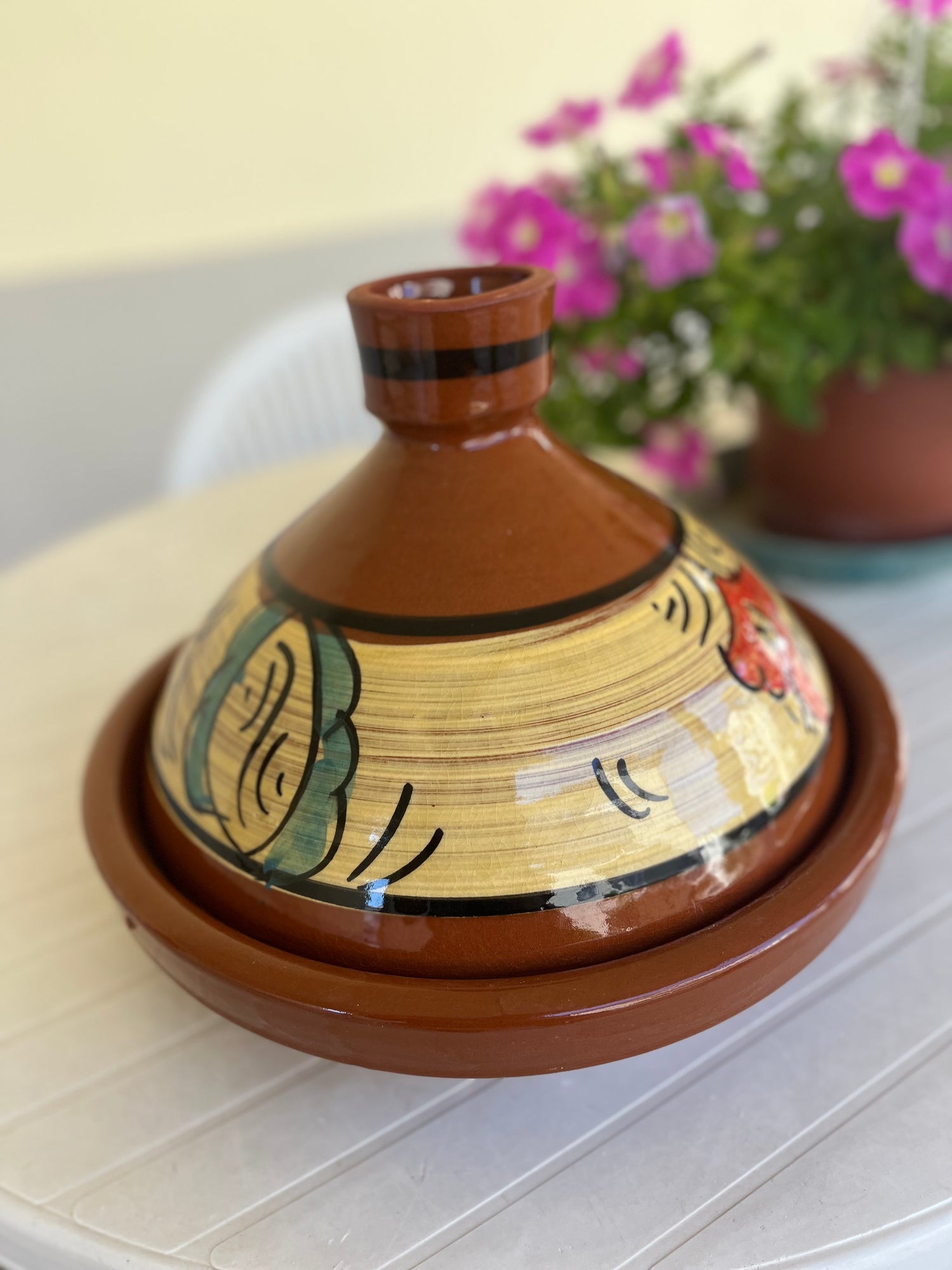 Tajine ARTIGIANALE + eBook con 20 ricette e istruzioni in offerta!