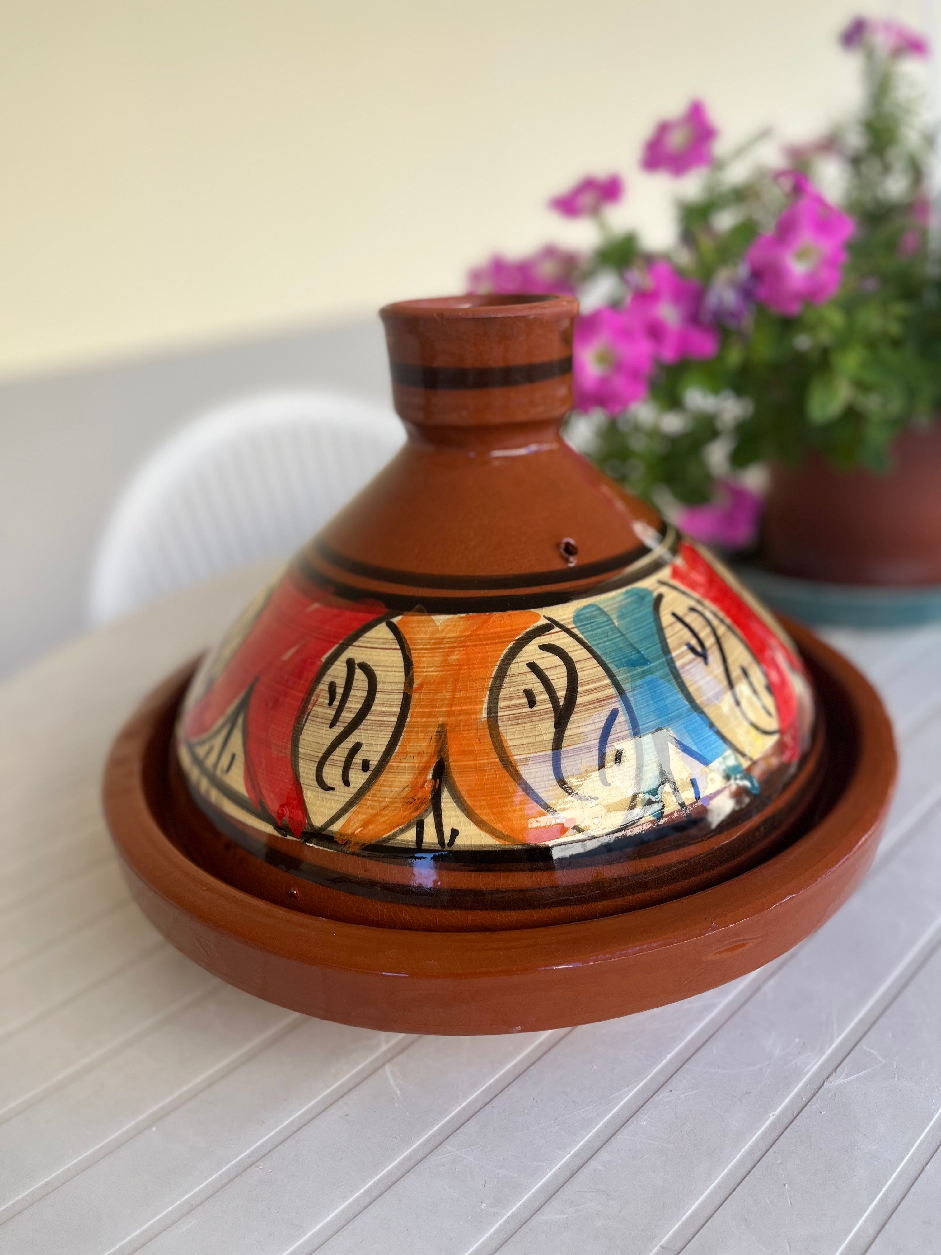 Tajine ARTIGIANALE + eBook con 20 ricette e istruzioni in offerta!