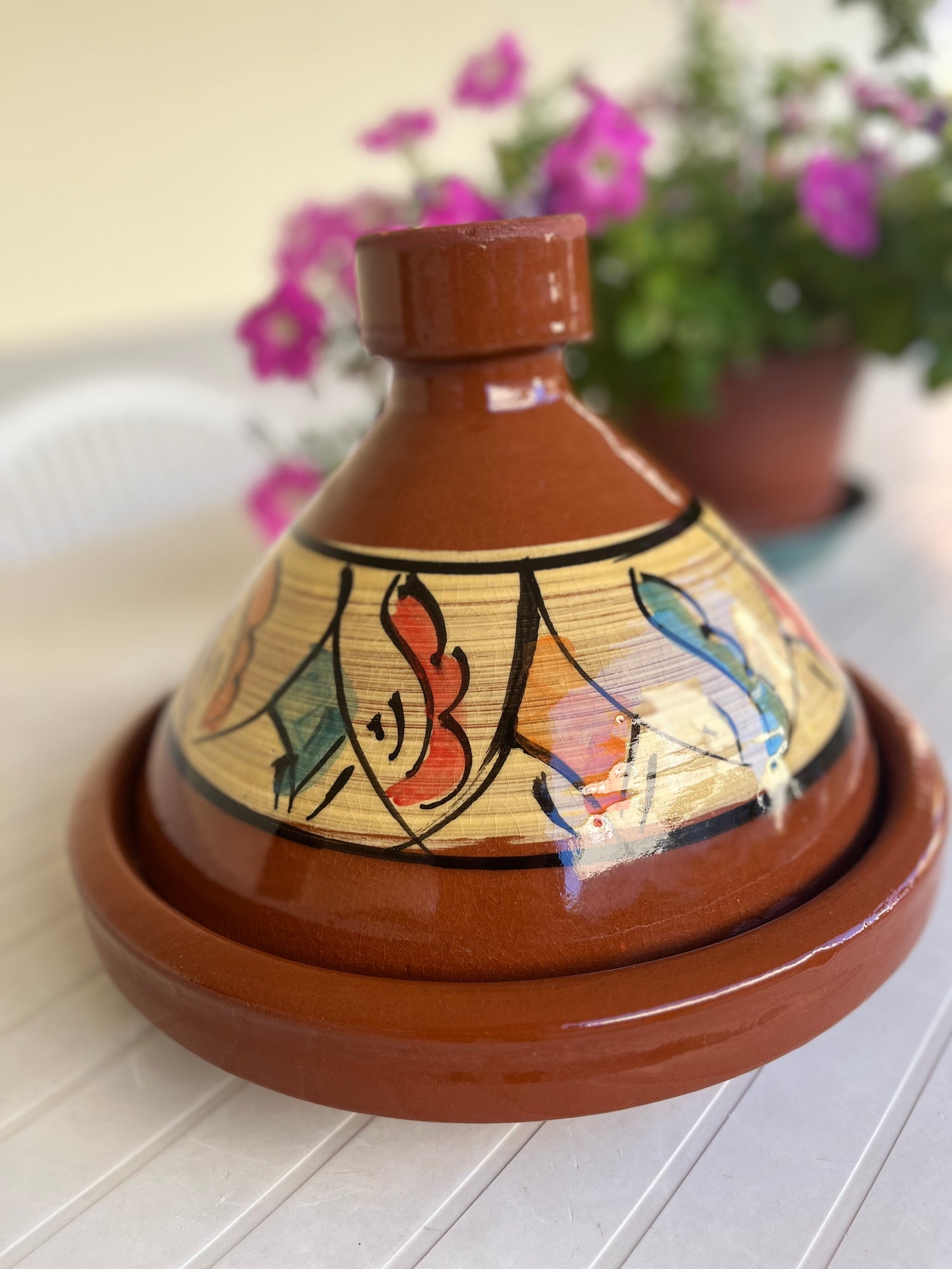 Tajine ARTIGIANALE + eBook con 20 ricette e istruzioni in offerta!