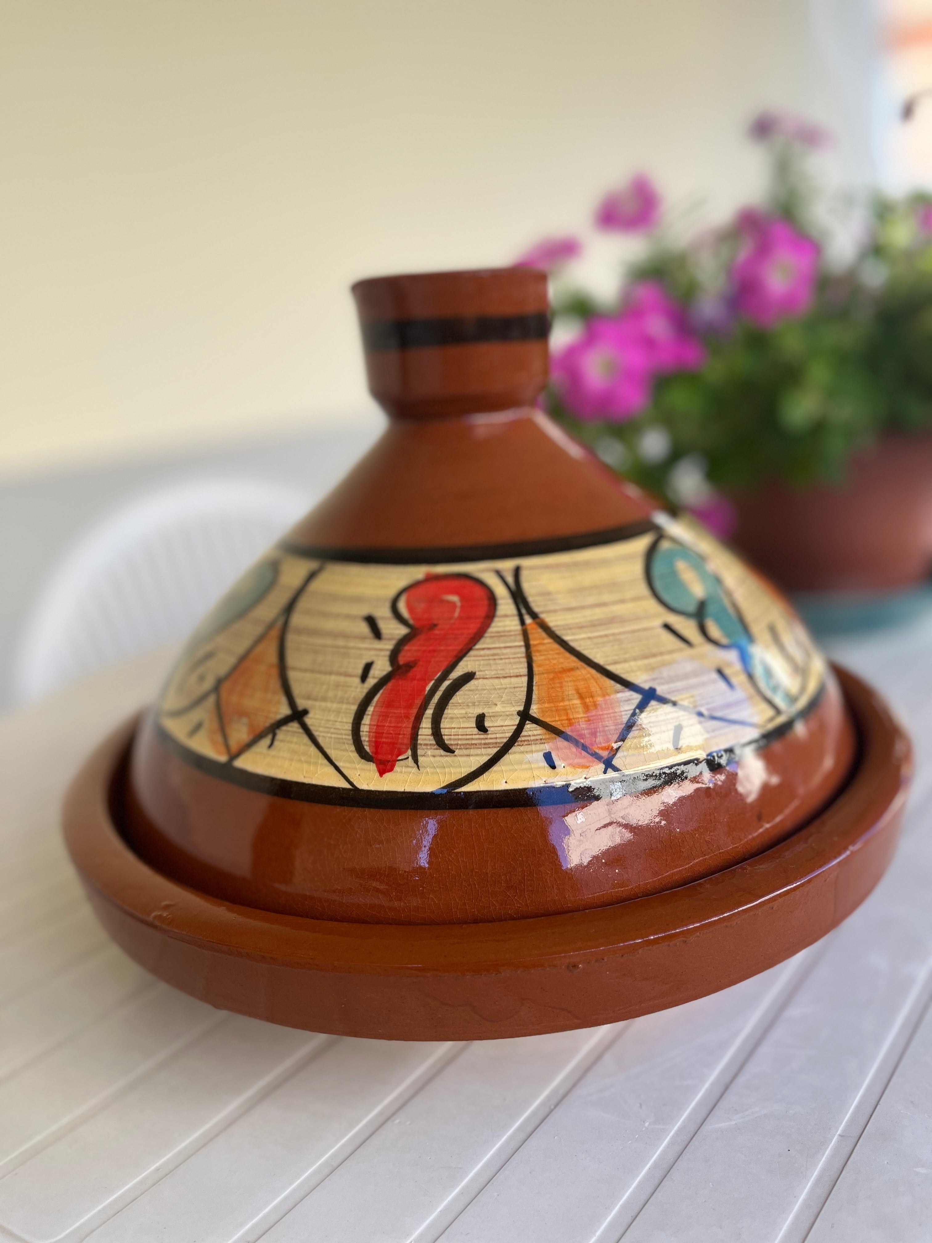 Tajine ARTIGIANALE + eBook con 20 ricette e istruzioni in offerta!