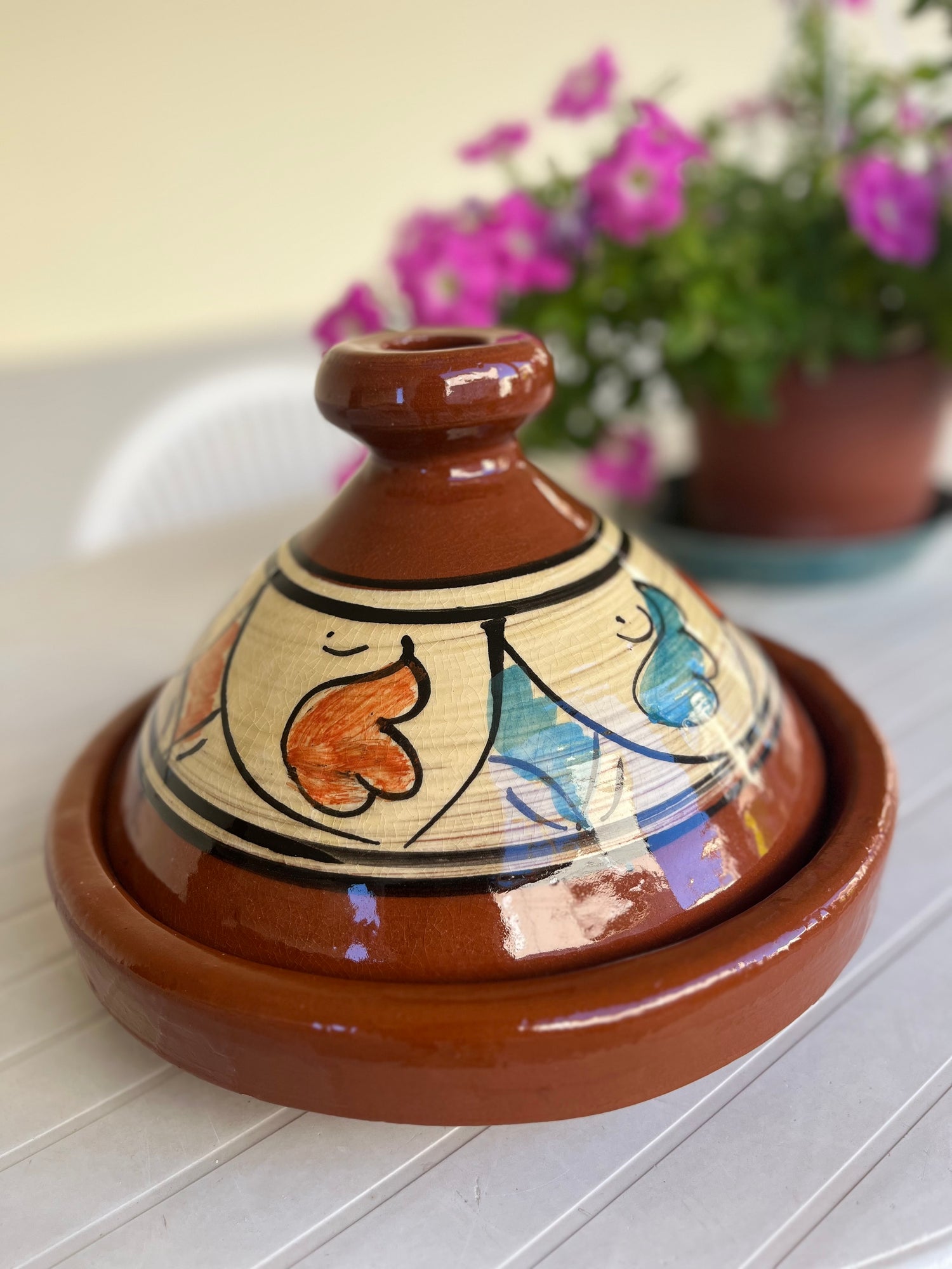 Tajine ARTIGIANALE + eBook con 20 ricette e istruzioni in offerta!