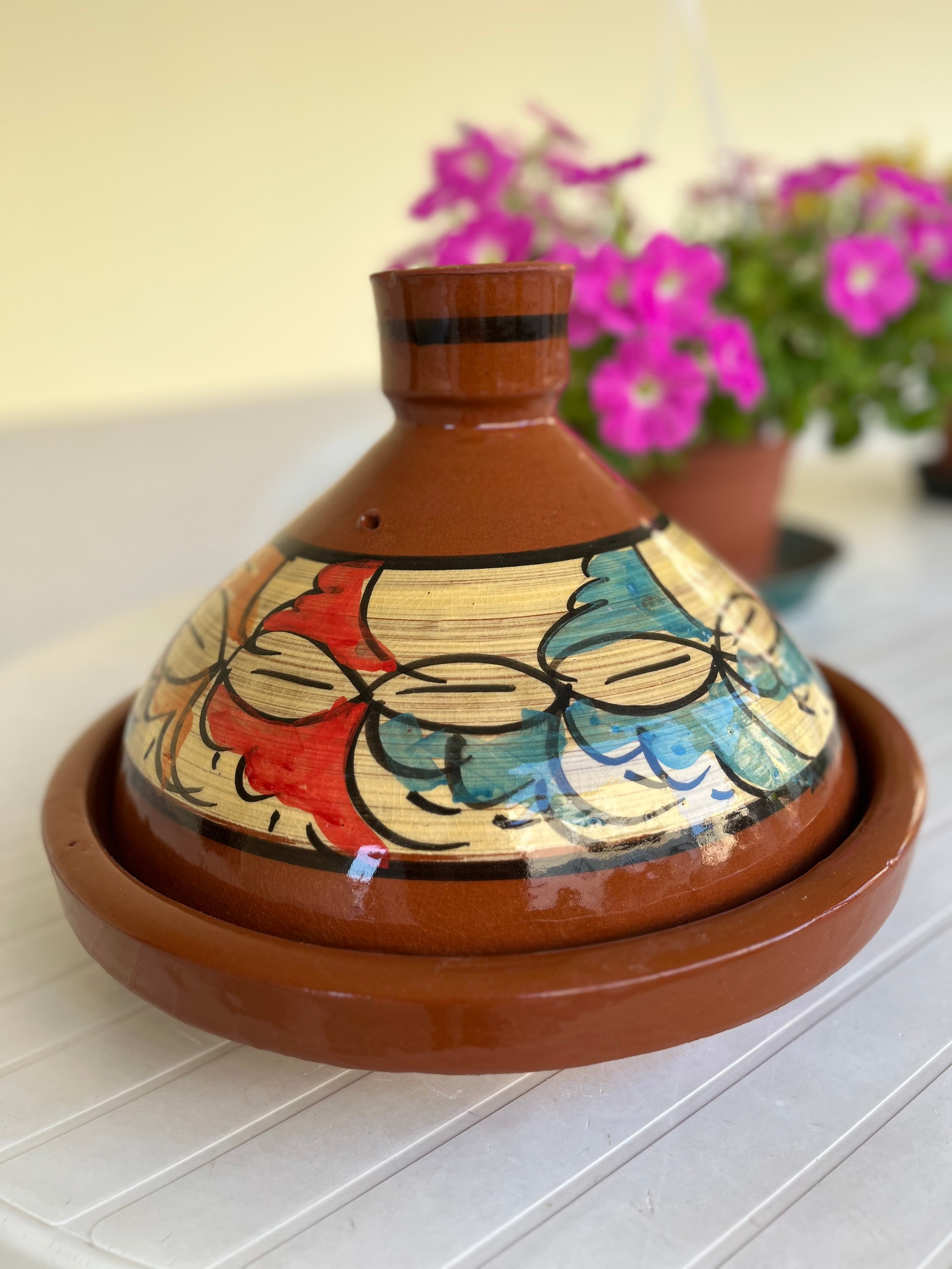 Tajine ARTIGIANALE + eBook con 20 ricette e istruzioni in offerta!