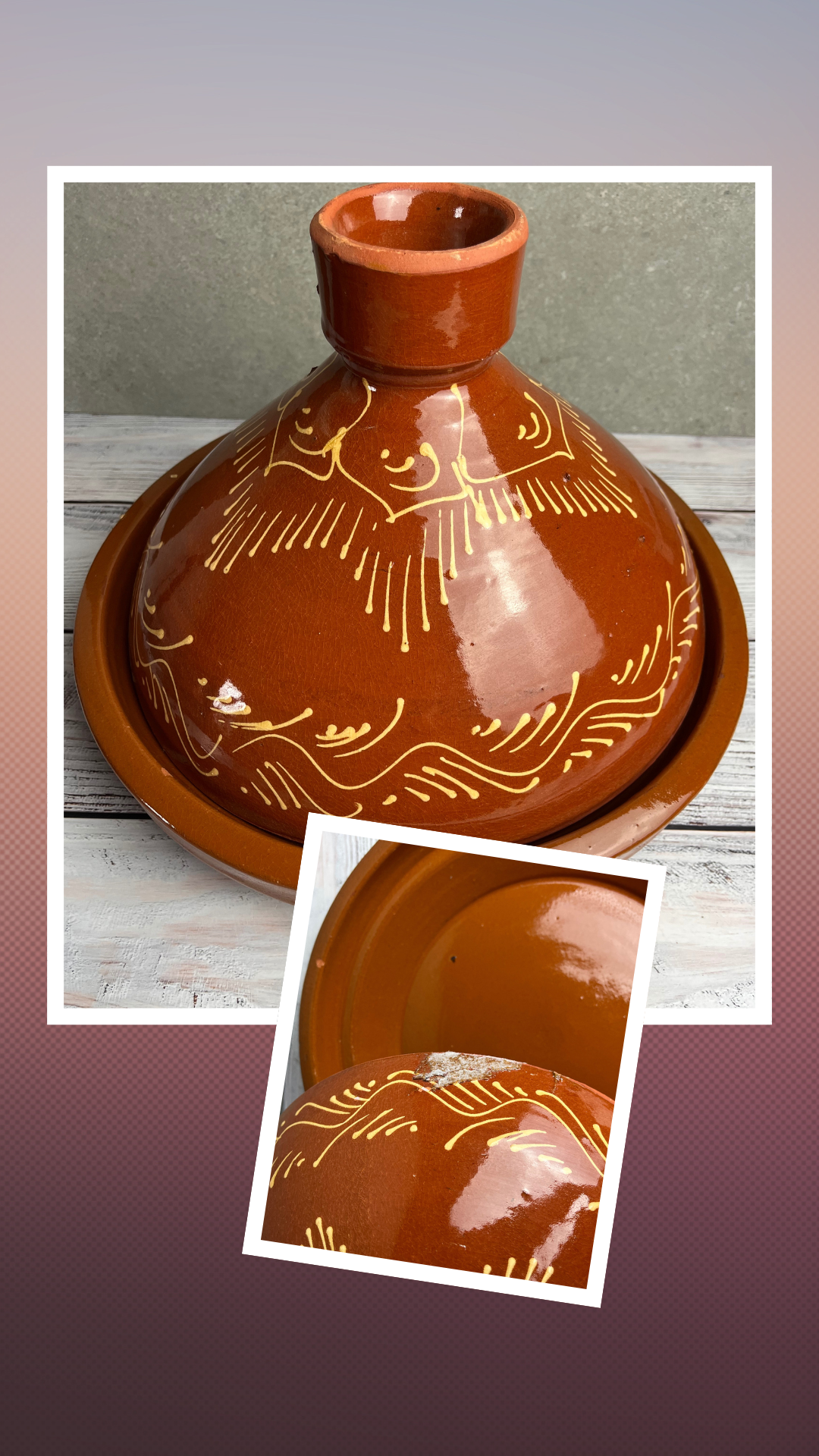 Tajine artigianale grande- SCONTATO con eBook e accesso riservato a Telegram !