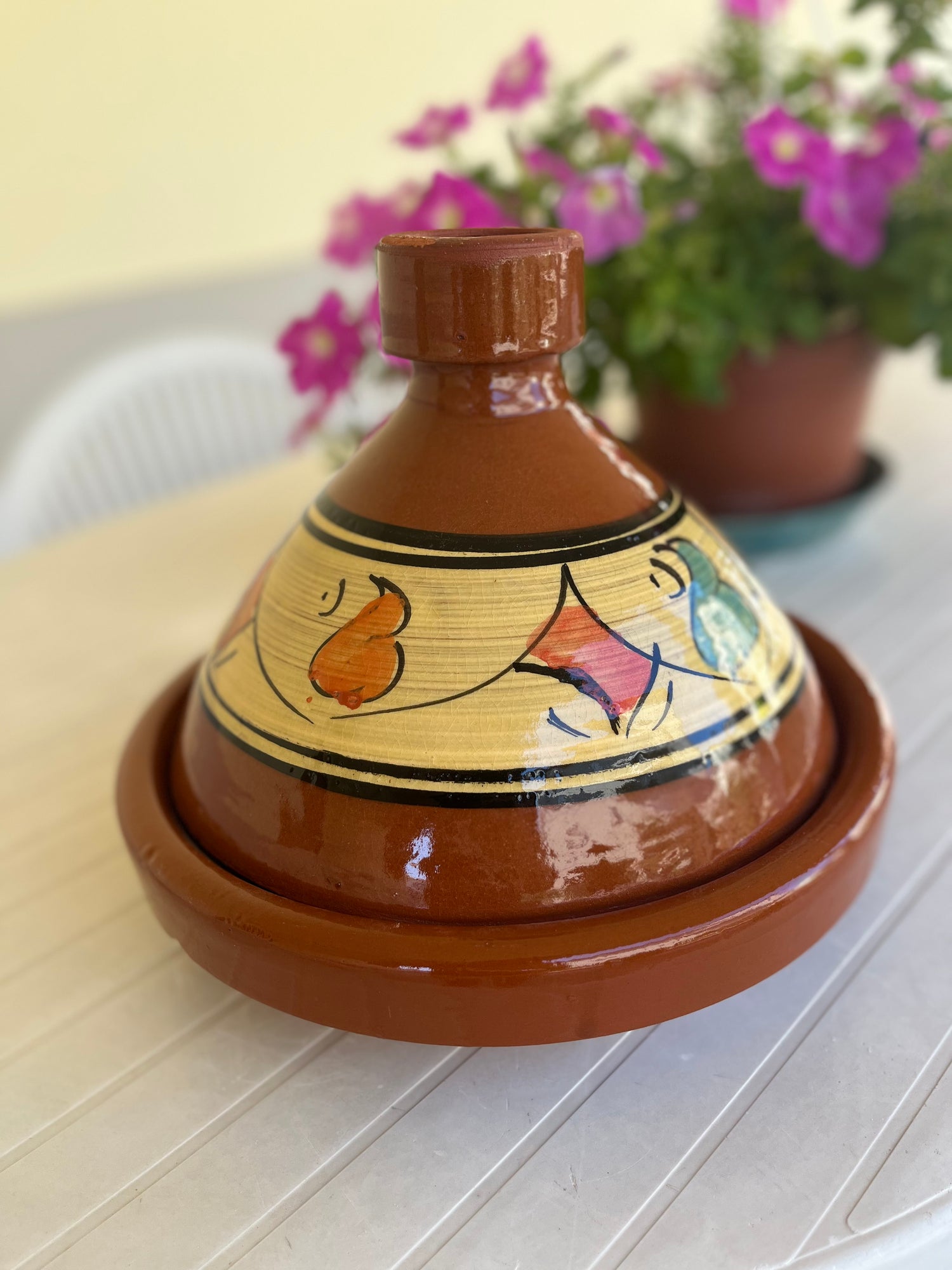 Tajine ARTIGIANALE + eBook con 20 ricette e istruzioni in offerta!