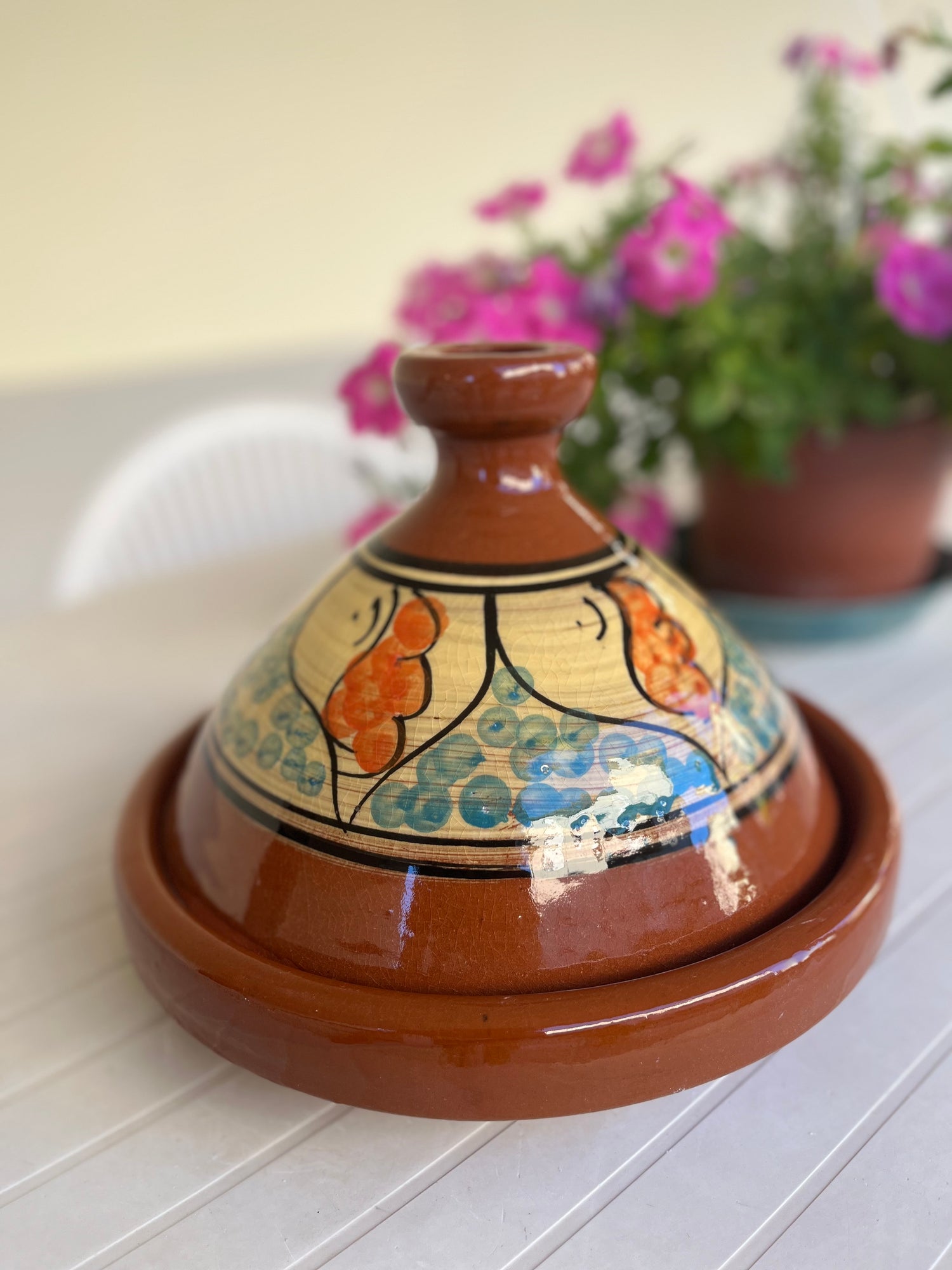 Tajine ARTIGIANALE + eBook con 20 ricette e istruzioni in offerta!