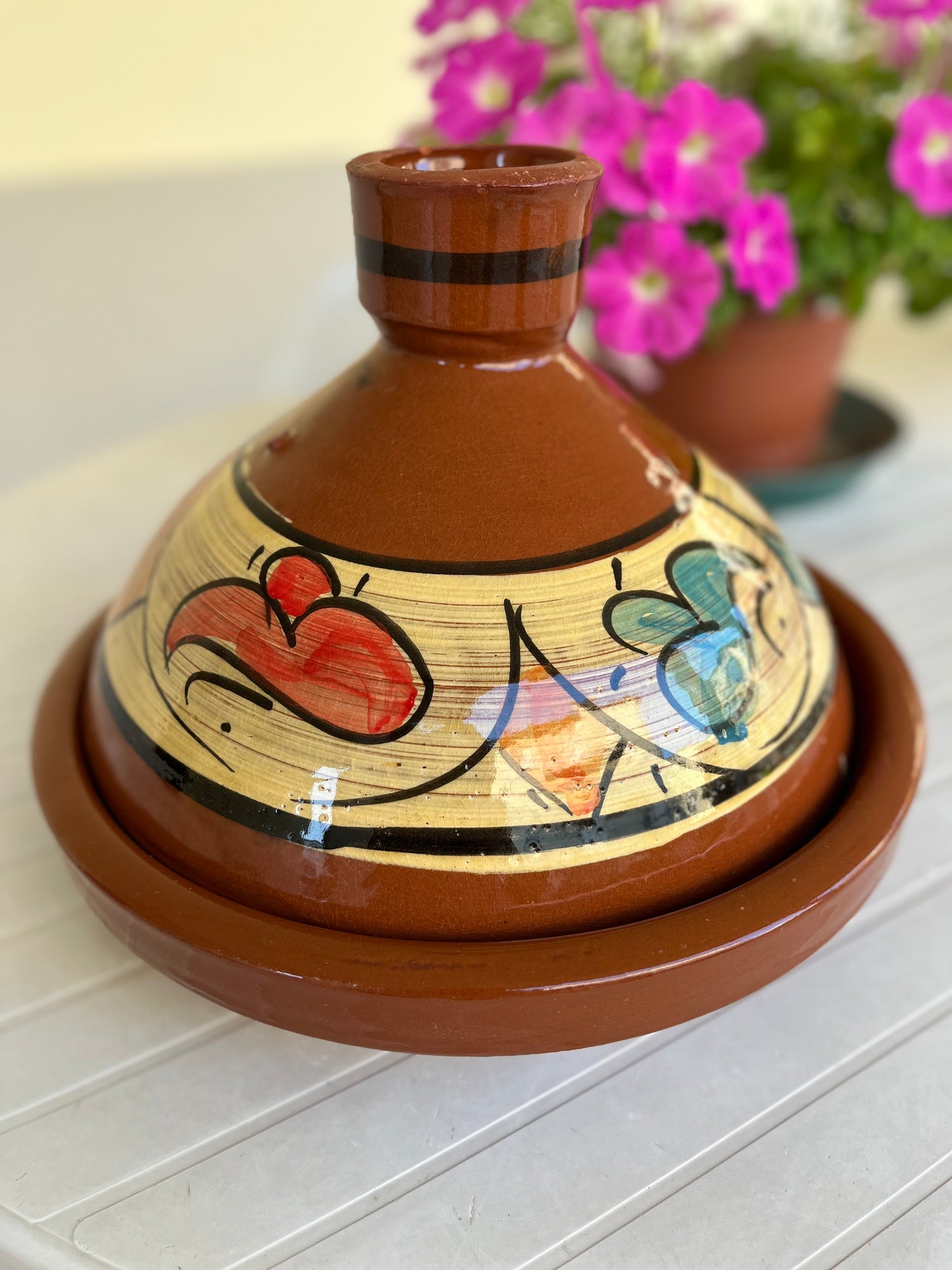 Tajine ARTIGIANALE + eBook con 20 ricette e istruzioni in offerta!