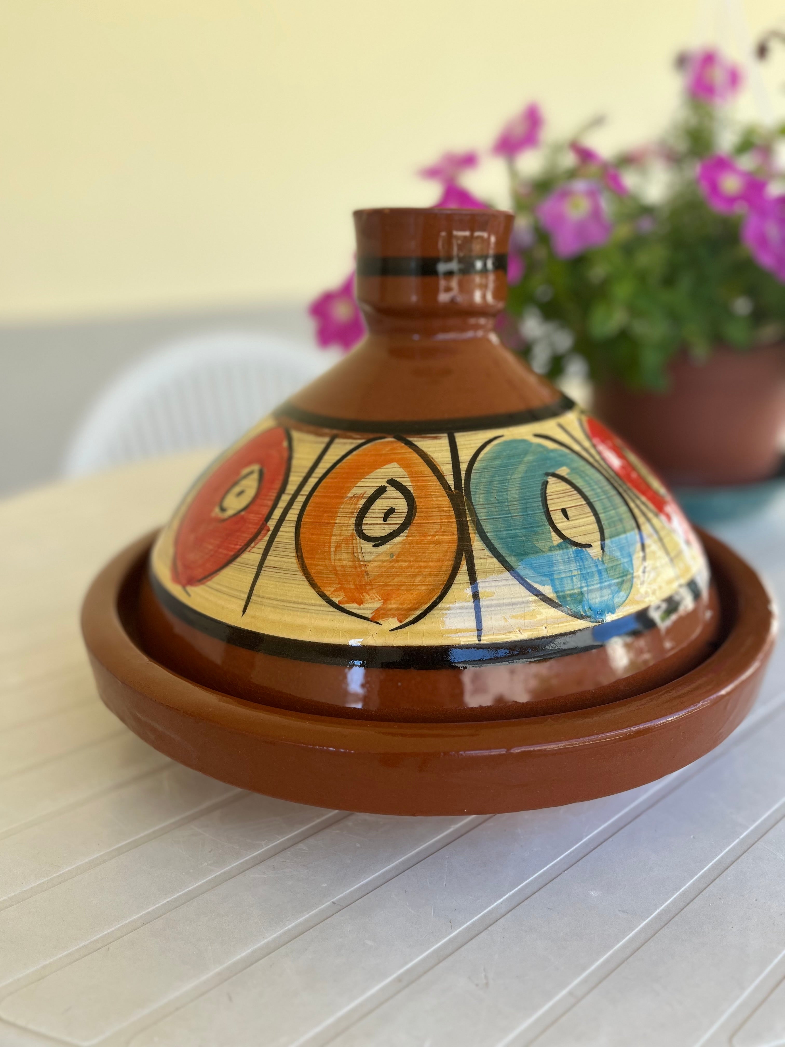 Tajine ARTIGIANALE + eBook con 20 ricette e istruzioni in offerta!