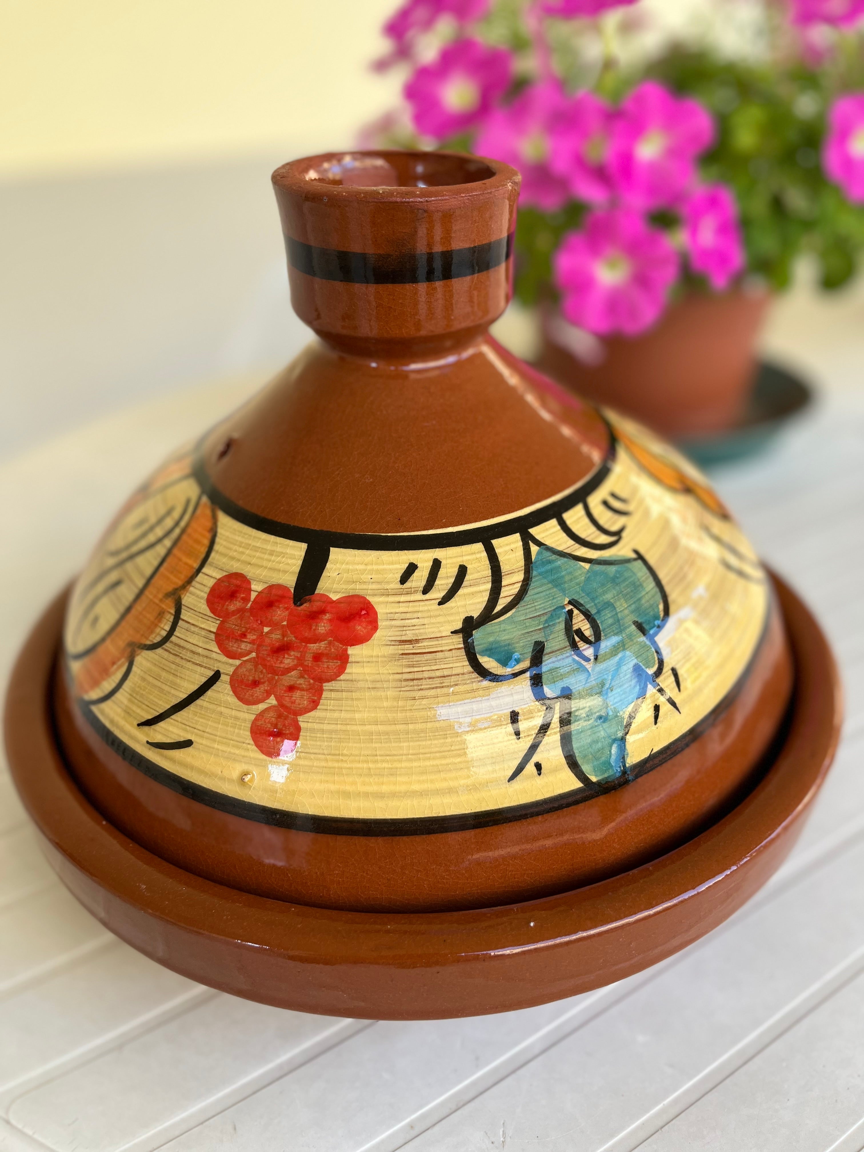 Tajine ARTIGIANALE + eBook con 20 ricette e istruzioni in offerta!