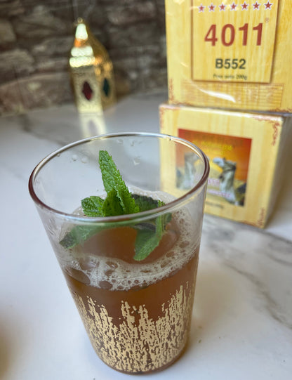 Rituale del Tè alla menta – Servizio Tradizionale completo con Tè e Ricetta in Omaggio