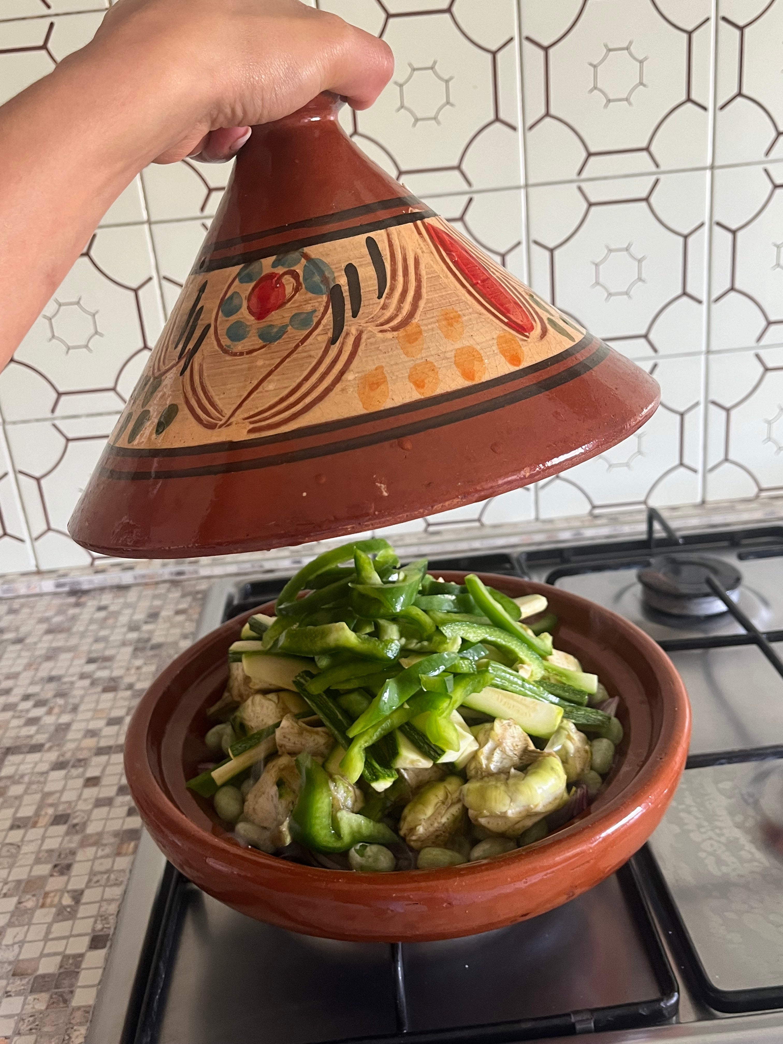 Tajine ARTIGIANALE + eBook con 20 ricette e istruzioni in offerta!