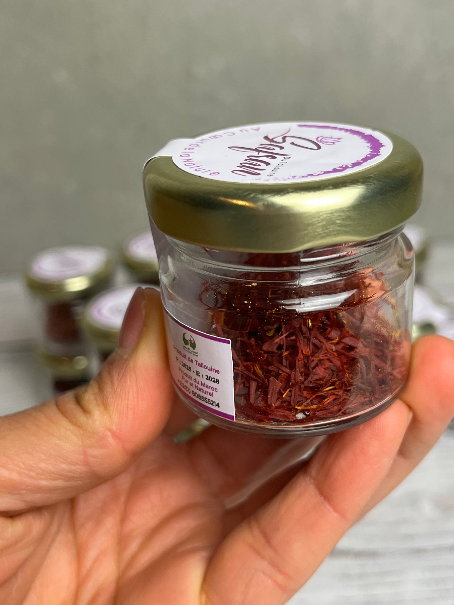 Zafferano Pregiato di Taliouine 1g – Qualità Premium in Barattolo di Vetro