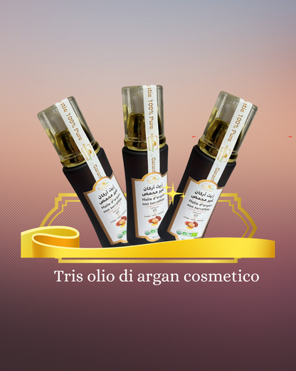 Tris Argan Grand Collection – 3 Oli Cosmetici 50ml